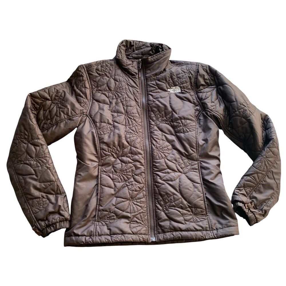 The North Face Catawissa brown Quilted Puffer JACKET COAT sz M